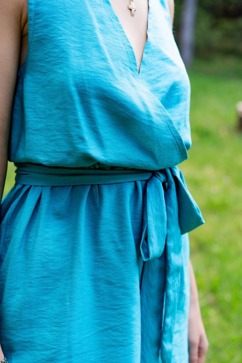 Tequila petrol dress